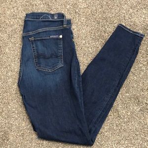 7 for all mankind gwenevere skinny jeans